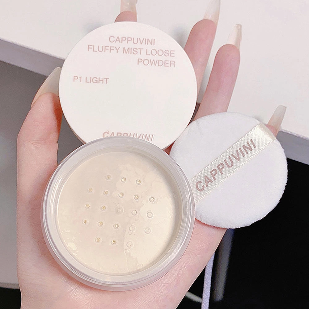 Cappuvini Plush Matte Loose Powder - Oil Control Soft Focus Setting Powder