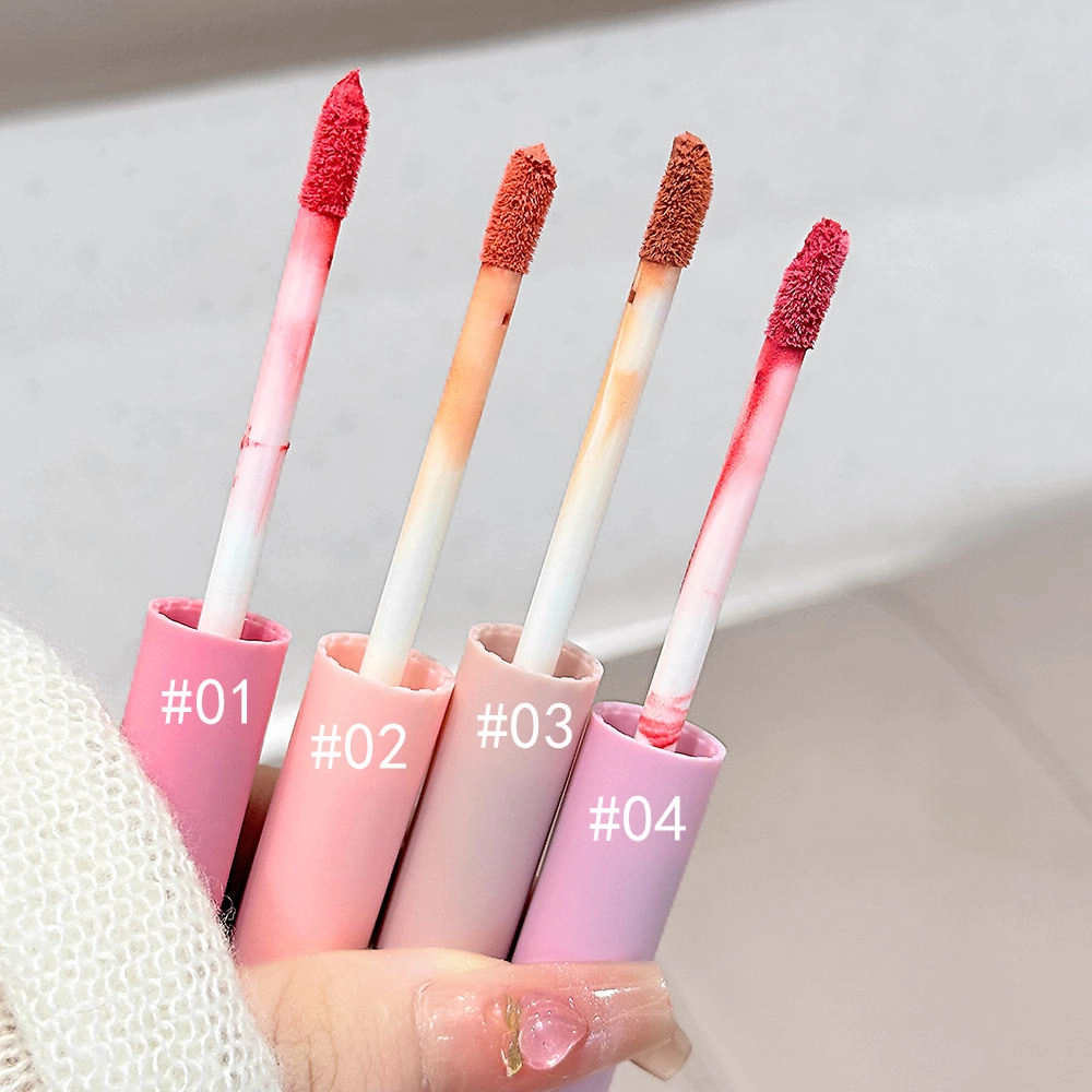 Cappuvini Cute Kitten Casual Lip Cosmetic Velvet Lip Mud, QUICK-DRY Sensitive Brighten Colorful Lip Mud